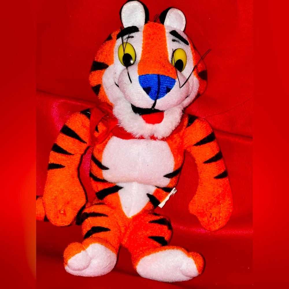 Kelloggs Vintage Tony the Tiger Stuffed Doll.  EUC